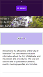 Mobile Screenshot of cityofwalhalla.com